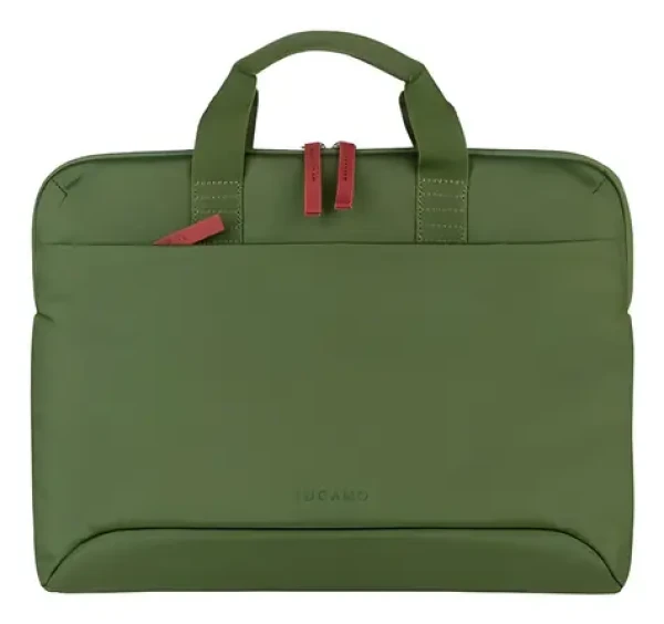 Tucano Smilza 13"-14" zelená / Taška pre notebook / slim profil / Anti-Shock vrecko (TR-TUC-BSM1314V)