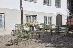 HAY Vonkajšia lavica Lounge Sofa Palissade Olive