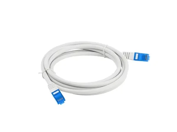 Lanberg Patchcord CAT6a S/FTP 20 m šedá / Patch kábel / LSZH / CCA / 10 Gbps (PCF6A-10CC-2000-S)