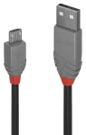 Lindy USB-A - Micro-USB B 1m čierna / dátový kábel / USB 2.0 / 480 Mbit/s (36732)