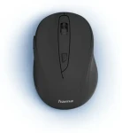 HAMA MW-400 V2 čierna / Ergonomická bezdrôtová myš / 6 tlačidiel / 2.4 GHz / 1600 DPI