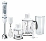 Braun MultiQuick 5 MQ5245 / tyčový mixér / 1000W / 21 rýchlostí + turbo / 3x nádoba / ďalšie príslušenstvo (MQ5245WH)