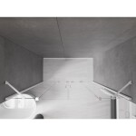 MEXEN/S - Velar Duo posuvné sprchové dvere 170, transparent, białe 871-170-000-02-20