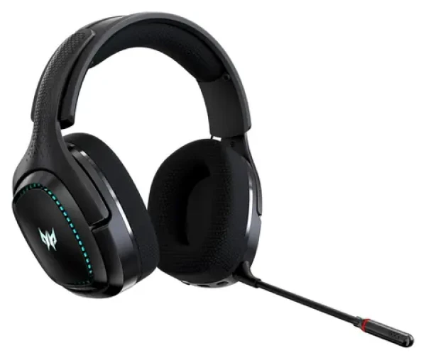 Acer Predator Galea 550 čierna / Bezdrôtové herné slúchadlá s mikrofónom / Bluetooth 5.2 / 2,4 GHz / 12 h (GP.HDS11.01J)