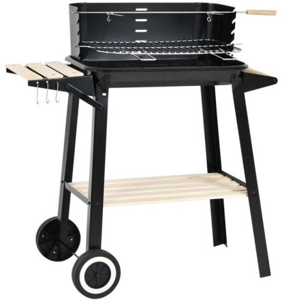 Goodhome GRILL záhradný Kočiar 83x45,5x86,5CM Čierny
