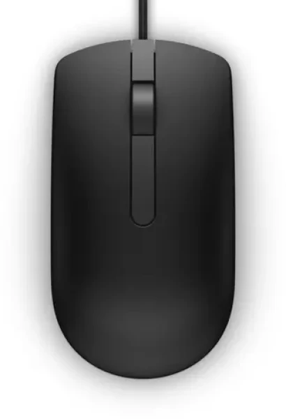 DELL MS116 čierna / Optická myš / 1000dpi / 2 tlačidlá + rolovacie koliesko / USB / 1.8 m (JCKG1)