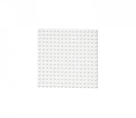 LW Toys Obojstranná doska 16x16 biela