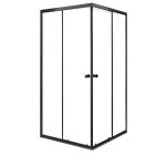 KERRA - Kabína sprchová Olga SQ 90 ČIERNA SOLO (bez vaničky) 5907548114488