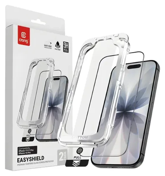 EasyShield 2-Pack / Ochranné sklo / Apple iPhone 17, iPhone 17 Pro, iPhone 16 Pro / 2 ks / Tvrdené sklo (CRGES2PIP1763P)