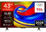 43" TCL 43P7L čierna / Televízia / QLED / 4K UHD / Google TV / Wi-Fi / BT / HDMI / 20W repro (43P7L)
