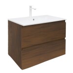 Kúpeľňová skrinka s umývadlom SAT B-Way 99x50x45 cm orech mat BWAY2100NUTU4BBI BWAY2100NUTU4BBI