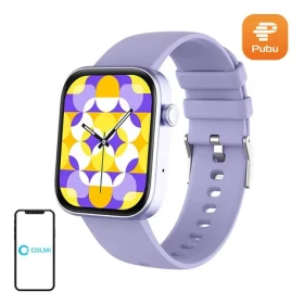COLMi P71 fialová / Chytré hodinky / 1,9" displej / IP68 / 100+ športových režimov / Bluetooth hovory (P71 Purple)