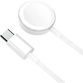 YENKEE YCW Apple WATCH 01 USB-C biela / Nabíjací kábel pre Apple Watch / 5W / 1 m (8590669384839)