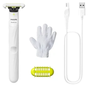Philips OneBlade Intimate QP1924/24 biela / Holiaci strojček na intímne partie / Mokré a suché holenie (QP1924/24)