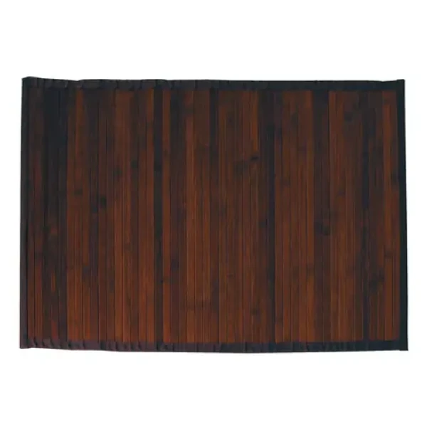 Spirella YALONG kúpeľňová bambusová predložka 50 x 80 cm hnedá / protišmyk (3478680046798)