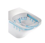 OLSEN SPA - Závesné WC ADDATO RIMLESS sa SLIM sedadlom Soft-close OLKLT2005E