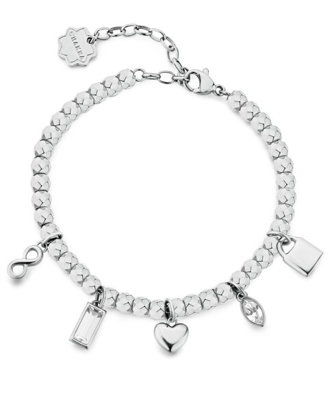 Brosway Romantický korálkový náramok s príveskami Chakra BHKB249