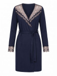 Dámsky župan Jasmine Dark Blue Donna