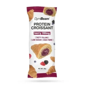Proteínový croissant s príchuťou lesných plodov - GymBeam (bobuľovité ovocie, 50 g) (118618-1-50g-berry)