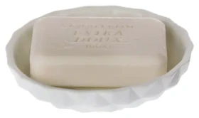 Spirella ALISON mydlenka biela / porcelán / priemer 11 x 2,6 cm
