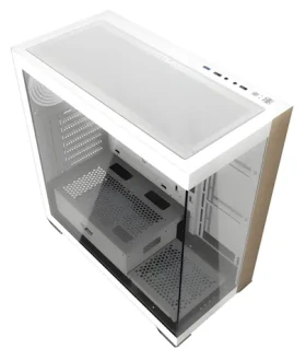 DarkFlash DS900W biela / ATX / bez ventilátorov / panoramatické sklo / USB-C / bez zdroja (DS900W_White)