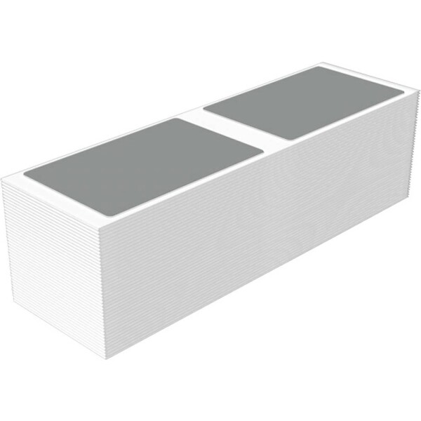 Weidmüller 2621270000 CC-FO 85/54 MM SI značenie prístrojov Potlačiteľná plocha: 85.4 x 54 mm strieborná Počet markerov: 100 100 ks; 2621270000