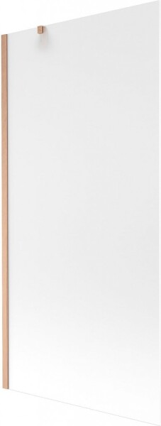 MEXEN/S - Next vaňová zástena FIX 90 x 150, dekor, meď kartáčovaná 895-090-000-00-30-65