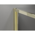 MEXEN/S - Exo sprchovací kút dvere krídlové 100 x 80, transparent, zlato 817-100-080-50-00