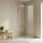 REA - Sprchová sada bez výtoku s termostatom Lungo White REA-P6731