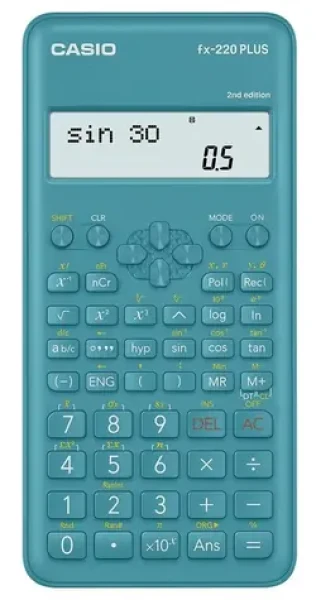 Casio FX-220PLUS-2 modrá / Vedecká kalkulačka / 12 miest / 181 funkcií (FX-220PLUS-2-BOX)
