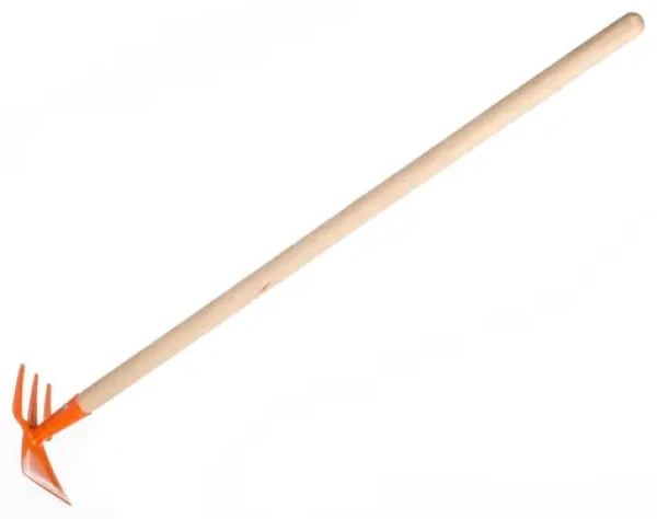 TEDDIES Motyčka s násadou oranžová