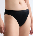 SLOGGI GO CASUAL - tangá s vysokým strihom, 2 ks organická bavlna Sloggi BLACK M