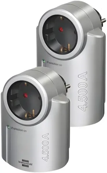 Brennenstuhl Primera-Line sivá / Prepäťová ochrana / 1x zásuvka / 3680 W / IP20 (1506950)