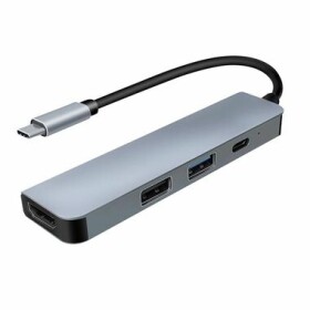 Solight SSH1201 4v1 USB-C hub / 1x HDMI / 1x USB-A 3.2 / 1x USB-A 2.0 / 1x USB-C (8592718034108)