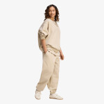 Mikina adidas Ess Fl Crw Os Khaki Three M