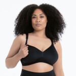Miss Anita dojčiaca podprsenka s dištančnými košíčkami 5070 čierna - Anita Maternity 001 black 80F