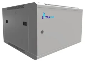 Extralink Nástenný rozvádzač 6U 600x600 sivá / Rozvádzač / Celokovové dvere / Nosnosť 60 kg (EX.13001)