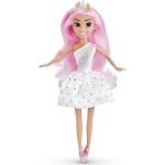 Zuru Víla jednorožec Sparkle Girlz v kornútku ružové vlasy