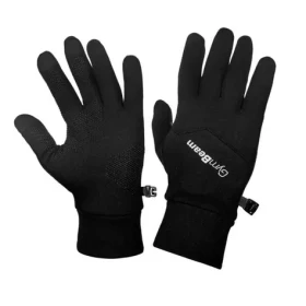 Bežecké rukavice Unstoppable Black - GymBeam (M/L, čierna) (73165-2-M/L)