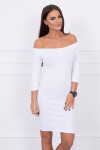 Pruhované model 18742812 šaty bílé UNI - K-Fashion