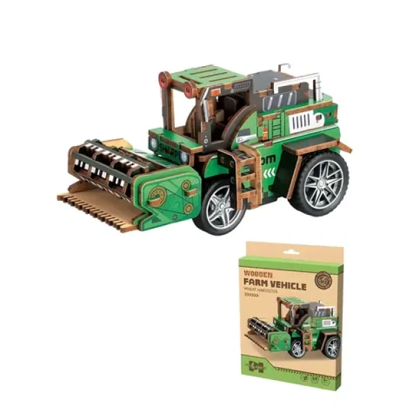 TOY WOODEN 3D drevené puzzle Úroda pšenice