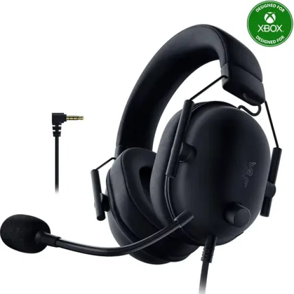Razer BlackShark V2 X for Xbox čierna / Herné slúchadlá s mikrofónom / 3.5mm Jack / 1.3 m (RZ04-03240900-R3M1)