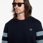 Mikina FRED PERRY Peached Tipped Sleeve Sweatshirt Navy L