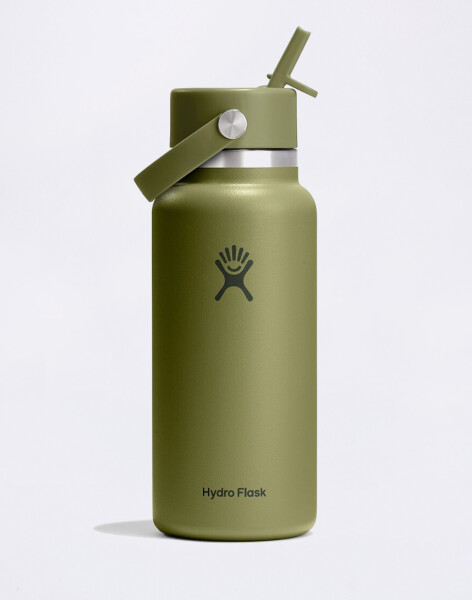 Hydro Flask Wide Mouth with Flex Straw Cap (946 ml) Palmer Green