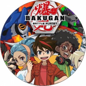 Jedlý papier Bakugan tím 19,5 cm - Pictu Hap - Pictu Hap
