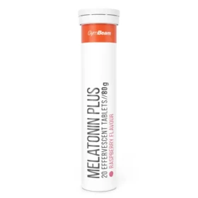 Melatonín PLUS šumivý - GymBeam (malina, 80 g) (115654-1-80g-raspberry)