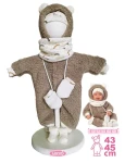 Llorens M844-011 oblečok pre bábiku bábätko NEW BORN veľkosti 43-45 cm