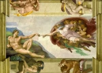 ENJOY Puzzle Michelangelo Buonarroti: Stvorenie Adama