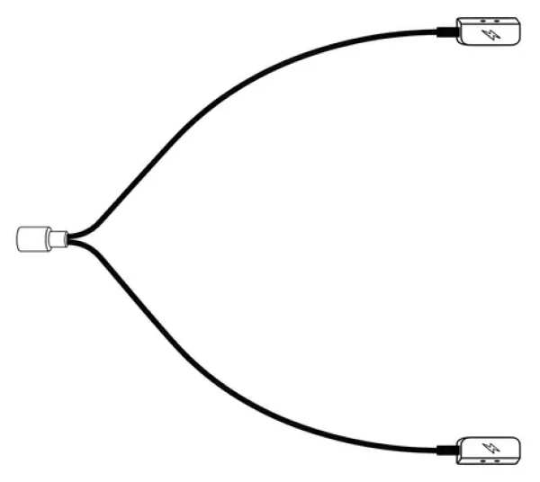 Aligator Magnetický nabíjací adaptér pre Music Sun Glasses / Nabíjací adaptér / Magnetické pripojenie