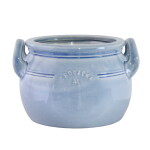 Strömshaga Keramický obal na kvetináč Brobacka Light Blue 4l